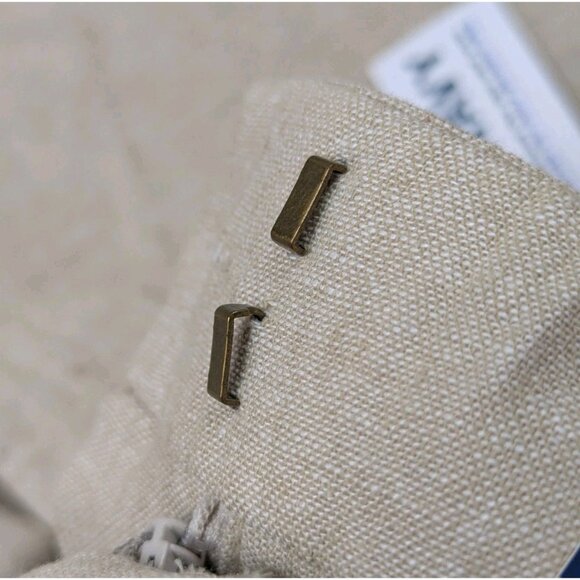 Old Navy Pants Womens Large Taylor Wide Leg Trouser High Rise Linen Full Length - Picture 5 of 10